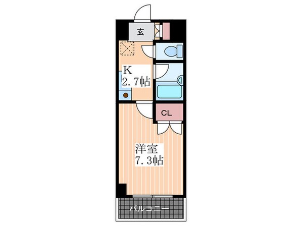 シャンテ中垣の物件間取画像